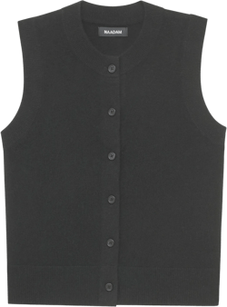Signature Cashmere Sleeveless Cardigan