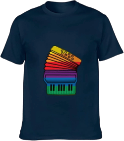 Xdwdcdaq Guitar Rainbow Pride Shirt Gay Pride Month Gay Pride Stuff Retro T-Shirts Cute Pattern Letter Print Tee Cotton 3X-Large Navy-style-6