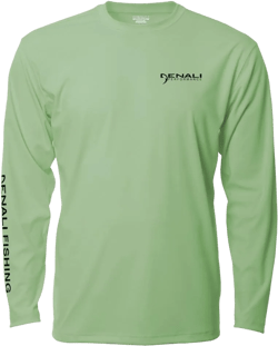 Denali Men's Fishing Tournament Tarpon Teaser UPF 50+ Long Sleeve T-Shirt, UV Protection, Signature Logo Fisherman's Shirt