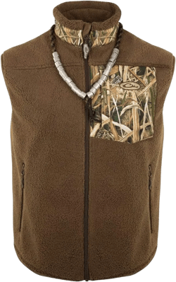Drake Waterfowl MST Sherpa Fleece Hybrid Liner Vest XX-Large Blades