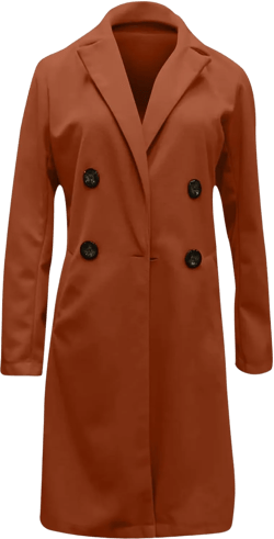 Women's Basic Wool Blend Pea Coats,Essential Double Breasted Midi Wool Blend Pea Coats Blazer Warm Winter Big Jackets : Clothing, Shoes & Jewelry