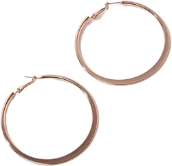 Flat Hoop Earrings