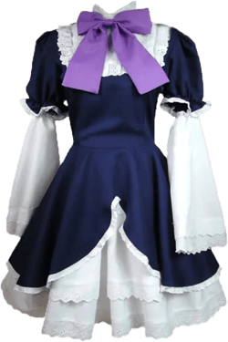 Poetic Walk Anime Cosplay Womens Suit Princess Costume Blue Maid Dress Uniform