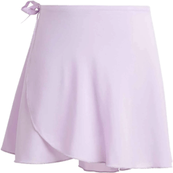 Dance Skirts for Women, Women Pull on/Ballet Wrap Skirt with Elastic Ties for Dance, Gymnastics, Skating Large Light Purple