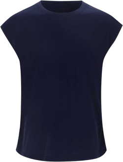 Mens Cap Sleeve Athletic T-Shirts Workout Fitness Gym Bodybuilding Crewneck Sleeveless Muscle Tees Excercise Sports Tank Tops 4X-Large Navy