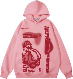 Aelfric Eden Graphic Hoodies Unisex Oversized Hoodie Vintage Cotton Long Sleeve Sweaters Pullover Fall Clothes