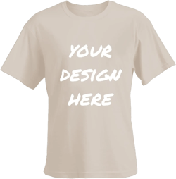Generic Design Your Own 100% Cotton T-Shirt: Men/Women's Picture Shirts - Personalized Gift Tee with Your Photo and Text, White