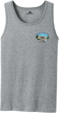 Koloa Surf Mens San Onofre Logo Cotton Tank Tops in S-4XL