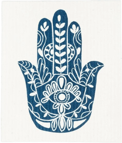 Hamsa Hand Dishcloths Set/2