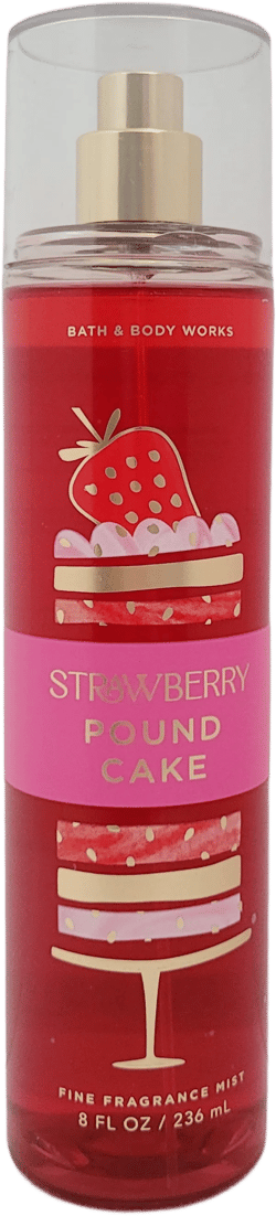 Bath & Body Works Bath and Body Works Strawberry Pound Cake Fine Fragrance Body Mist 8 oz