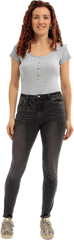 1822 Denim Women's High-Rise Stretch Ankle Skinny Butter Jeans, Lennox 31 Everly