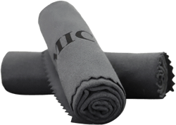 Silicon Lint Free Microfiber Gun Cleaning Cloths, 12"x12" - Reusable Metal Surface Wipes, Polishing Cloth for Guns, Knives - 2 Pack