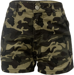 Women's Camo Cargo Shorts High Waisted Army Fatigue Shorts Camouflage Denim Short Pants Mid-Length : Clothing, Shoes & Jewelry