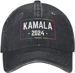 Kamala Harris 2024 Hat Kamala Harris for President Cap Kamala Harris for The People Trucker Hat Baseball Cap Black One Size