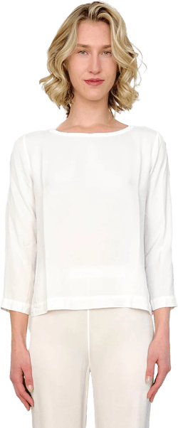 Silk Shirt - White