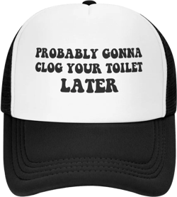 Hurtin' for A Squirtin' Trucker Hats for Women Black Men Funny Gag Trucker Hat for Women