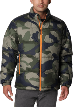 Columbia Men's Pike Lake Ii Jacket 2X Tall Stone Green Mod Camo Print