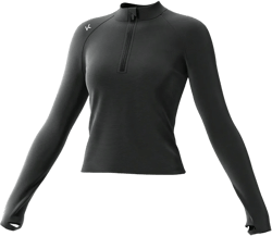 Keep Women's Long Sleeve Compression Workout T-Shirt, Quick Dry Moisture Wicking Base Layer, Suitable For Yoga, Running, Gym, Autumn/Winter