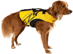 EzyDog DFD X2 Boost Life Jacket Yellow