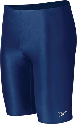 Speedo Men's Swimsuit Jammer Powerflex Eco Solid Adult-Discontinued 32 Speedo Navy