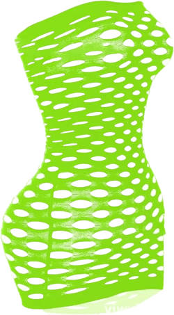Women's Mesh Lingerie Fishnet Mini Dress Free Size Bodysuit Halter Nightwear Mini Teddy Dress nightclub uniform (Light Green, One Size, 8972)