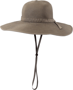 SwimZip Women's Wide Brim Sun Hat - UPF 50+ Sun Protection One Size Brown