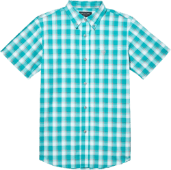 Ariat Boys' Pro Series Jace Classic Fit Shirt Small Turquoise