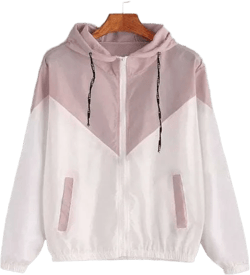 Women's Spring Autumn Fashion Windbreaker Jacket Zipper Pockets