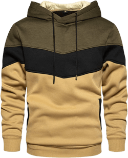 Gesean Men's Novelty Color Block Pullover Fleece Hoodie Long Sleeve Casual Sweatshirt with Pocket : Clothing, Shoes & Jewelry