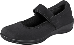 Orthofeet Women's Orthopedic Springfield Mary Jane Shoes 12 Black