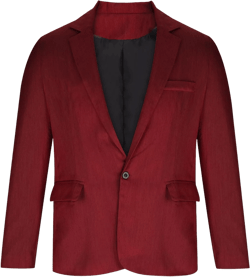 Men's Casual Solid Blazer Lightweight Regular Fit Lapel Collar Sport Coat Spring Fall Comfy Work Cardigan Jackets X-Large Red