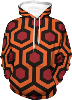 BAIKUTOUAN Shining Carpet Pattern Unisex Hoodies Printed Pullover Casual Long Sleeve Hooded Sweatshirt XL