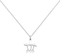 HOFOYA Animal Lover Charm Pendant Necklace Stainless Steel Jewelry Gifts for Women Teens,Lovely Spirit Pet Necklace Gifts for Family or Friendship. Animal_Turtle necklace