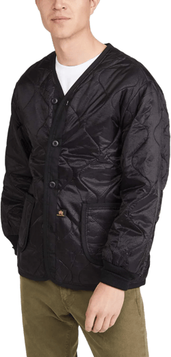 Alpha Industries Men's ALS-92 Liner M65 Jackets (3XL, Olive) XX-Large Black