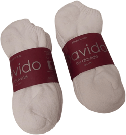 davido Women socks ankle low cut 100% cotton 8 pairs size 9-11 (white)