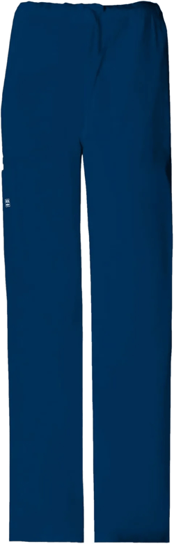 Cherokee Men & Women Scrubs Pant Workwear Core Stretch Drawstring Cargo 4043 X-Large Navy