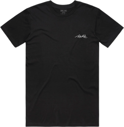 Arts-Rec "Script Pocket" Embroidered Tee - Black