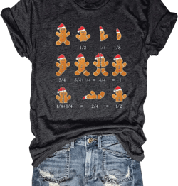 Cute and Comfy Cartoon Cookie Print Crew Neck T-Shirt: A Must-Have for Women's Casual Spring/Summer Wardrobe