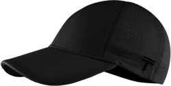TOP KNOT Performance Light Baseball Caps for Women - Womens Ponytail Hats for Running, Tennis, Golf & All Occassions Small-Medium Black