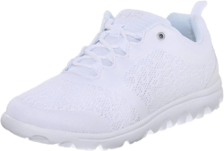Propét Women's Travelactiv Casual Lace Up Sneaker White 6