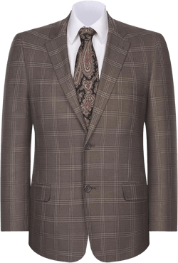 AMY ZHU Men's Sport Coat Stylish Classic Fit Casual Plaid Blazer 2 Button Lightweight Sports Jacket for Daily Wear
