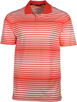 Nike Men's Dri-Fit Key Bold Heather Stripe Golf Polo (x-large, crimson)