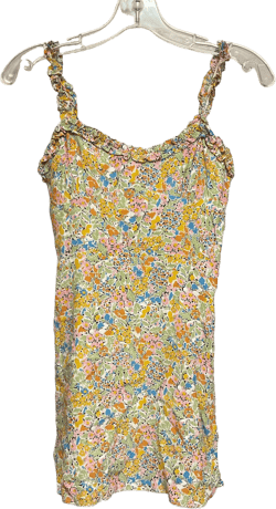 Zara Size 16 Multi Viscose Big Girls Dress Casual