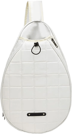 Tennis Bag, Tennis Sling Backpack Crossbody Water Resistant for Men Women, Holds Tennis Badminton Pickleball Rackets