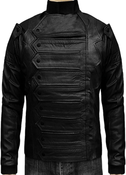 Mens Modern Slim Fit Leather Jacket Collection XX-Large Black - Mens Modern Strap-front Leather Jacket