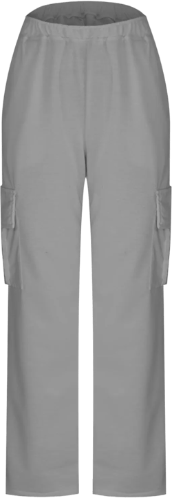 Women's Summer Casual Cargo Pants High Elastic Waisted Trousers Comfy Baggy Workout Outdoor Sweatpants with Pockets
