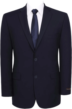 AMY ZHU Men's Classic Fit Premium Suit Separates Jacket & Custom Dress Pants Blazer 52 Navy