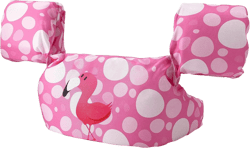 Silfrae 2-6 Years Kids Swim Vests Toddlers Swim Floatation Vest Kids Pool Swimmies 30 to 50 lb Pink Flamingo