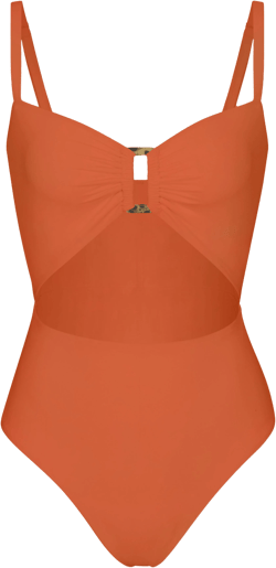Tortoise Cutout One-Piece