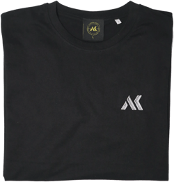 Basic T-Shirt Logo Embroidery Grey